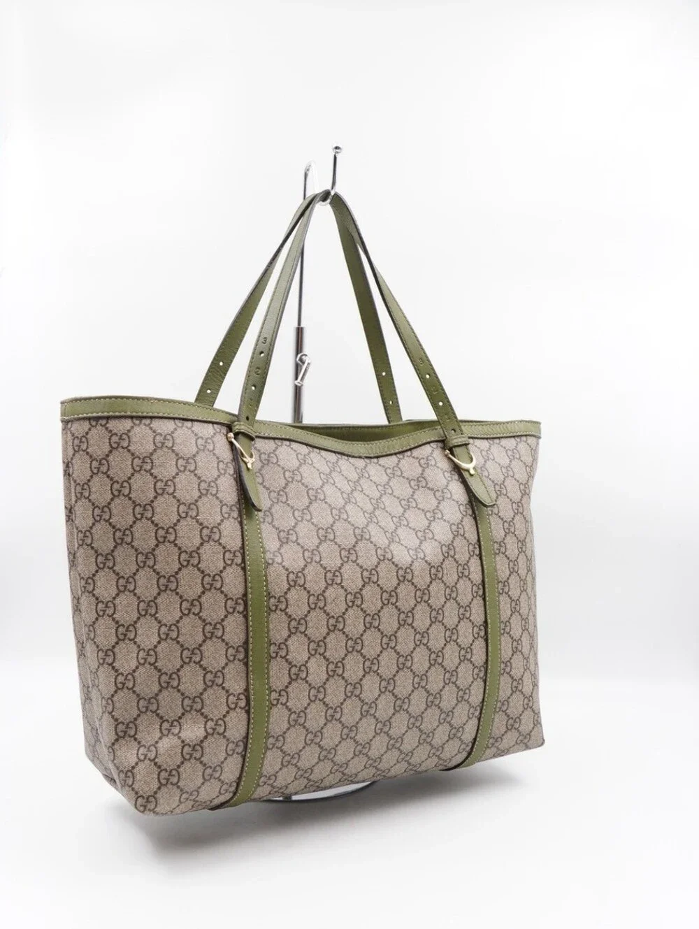 CN35 💟 GUCCI GG Supreme Monogram Nice Tote